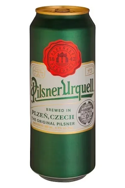 Alus Pilsner Urquell, 4,4%, bundžā, 0,5 l(DEP)