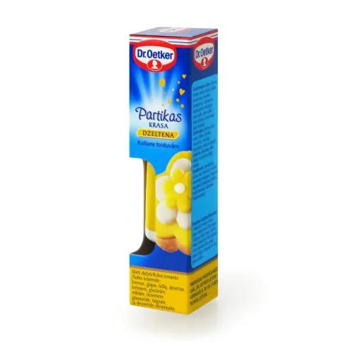 PĀRTIKAS KRĀSVIELA DR OETKER DZELTENA 10G