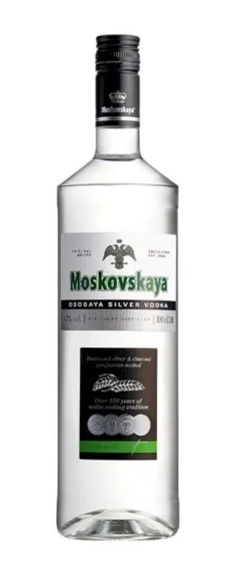 Водка Moskovskaya Silver 40%, 1 л
