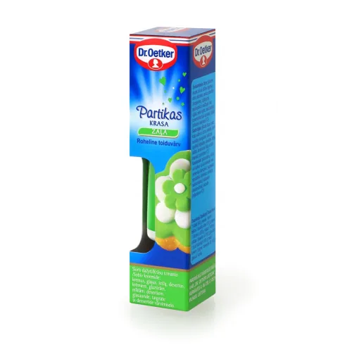 PĀRTIKAS KRĀSVIELA DR.OETKER ZAĻA 10G