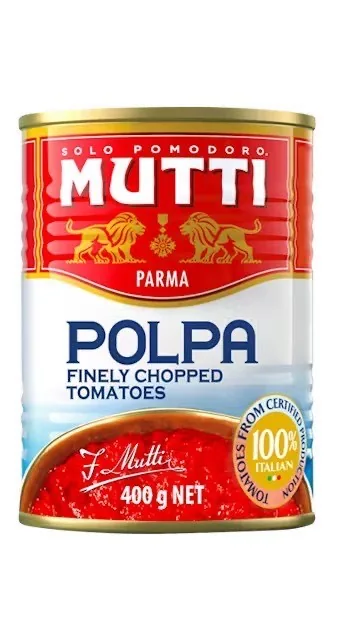 TOMĀTI MUTTI, SMALKI SAGRIEZTI, 400G