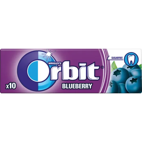 KOŠĻĀJAMĀ GUMIJA ORBIT BLUEBERRY 14G