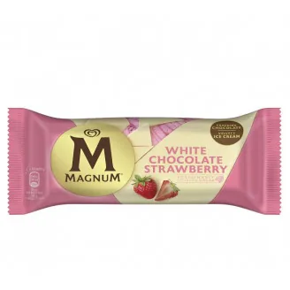 SALDĒJUMS MAGNUM STRAWB WHITE 90G