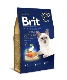 SAUSĀ BARĪBA KAĶIEM BRIT PREMIUM ADULT, AR LASI, 1.5KG