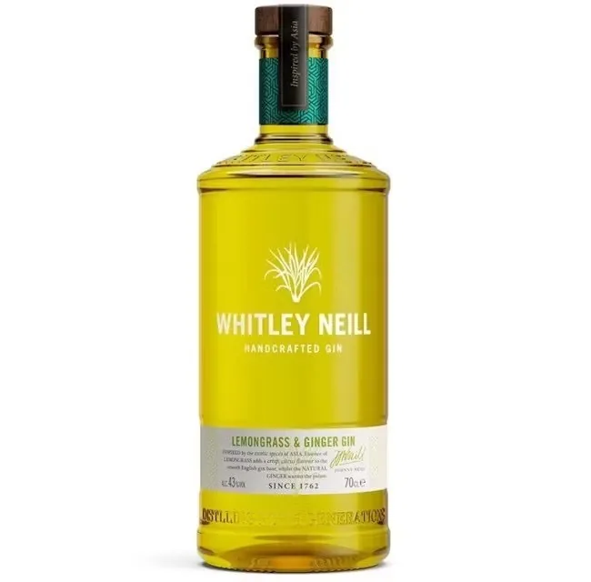 Джин Whitley Neill Lemongrass & Ginger, 43%, 0,7 л