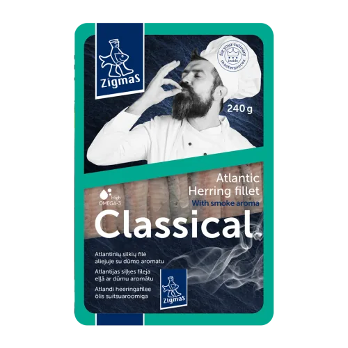 SIĻĶES FILEJA ZIGMAS CLASSIC MAZSĀL. AR DŪMU AROM. EĻĻĀ 240G