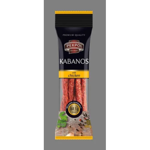 DESIŅAS PEKPOL KABANOS AR MĀJPUTNU GAĻU 105G