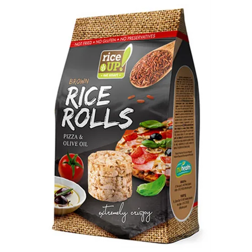 GALETES BRŪNO RĪSU MINI ČIPSI AR PICAS GARŠV.UN OLĪVEĻ. 50G