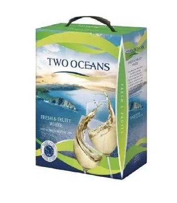 Baltvīns two oceans fresh&fruity, 11,5%, bib, 3 l