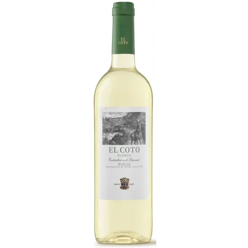 Baltvīns rioja el coto blanco sausais 12% 0,75 l