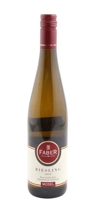 Baltvīns Faber Riesling Mosel saldais 9% 0,75 l