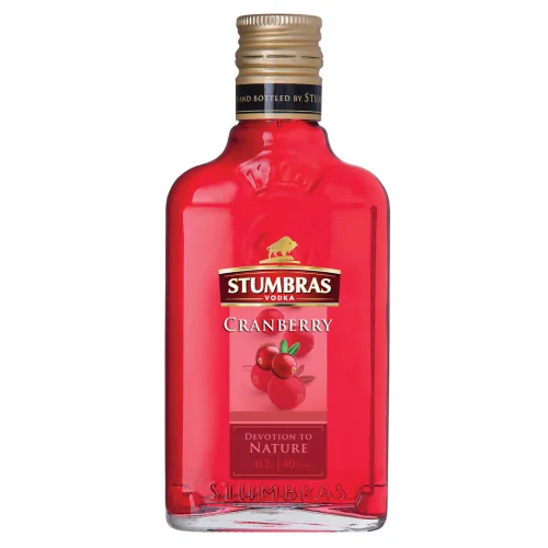 Водка Stumbras клюквенная 40%, 0,2 л