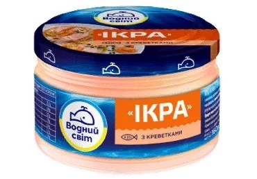 IKRU PASTA AR GARNELĒM IKRA VODNIJ SVIT 160G