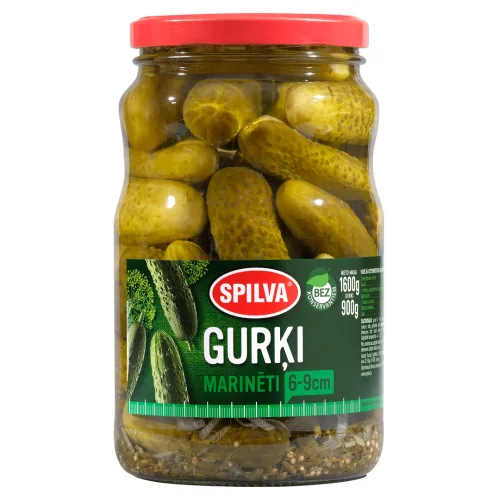 GURĶI SPILVA MARINĒTI 6-9CM 1.60KG