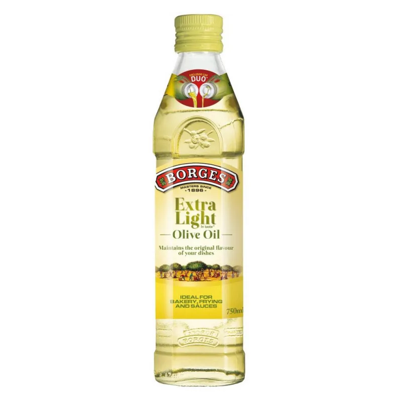 EXTRA LIGHT OLĪVEĻĻA, KAS SASTĀV NO RAFINĒTAS OLĪVEĻĻAS UN NEAPSTRĀDĀTAS OLĪVEĻĻAS BORGES, 0,75 L