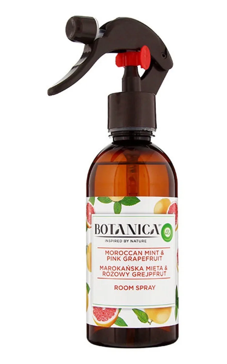 AIR WICK BOTANICA MOROCCAN MINT&PINK GRAPEFRUIT IZSMIDZINĀMS TELPU GAISA ATSVAIDZINĀTĀJS 236ML