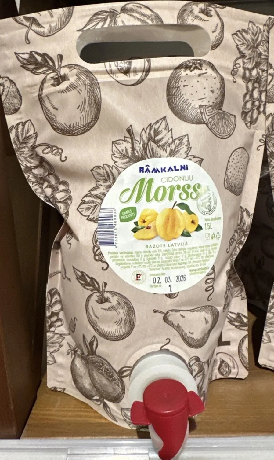 CIDONIJU MORSS 1,5L RĀMJALNI
