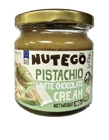 PISTĀCIJU RIEKSTU KRĒMS NUTEGO AR BALTO ŠOKOLĀDI, 180G
