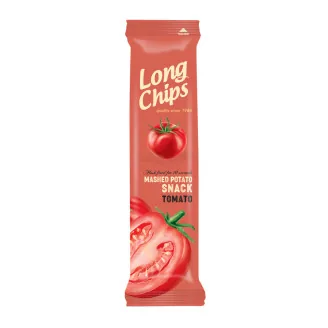 KARTUPEĻU PLĀKSNES LONG CHIPS AR TOMĀTU GARŠU 75G