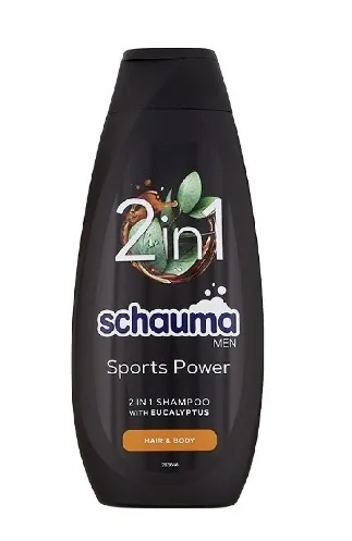 ŠAMPŪNS SCHAUMA SPORTS POWER 2 IN 1, VĪRIEŠIEM, MATIEM UN ĶERMRNIM, 400ML