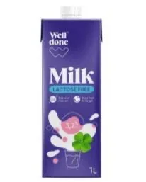 PIENS UHT BEZ LAKTOZES WELL DONE 3,2% 1L